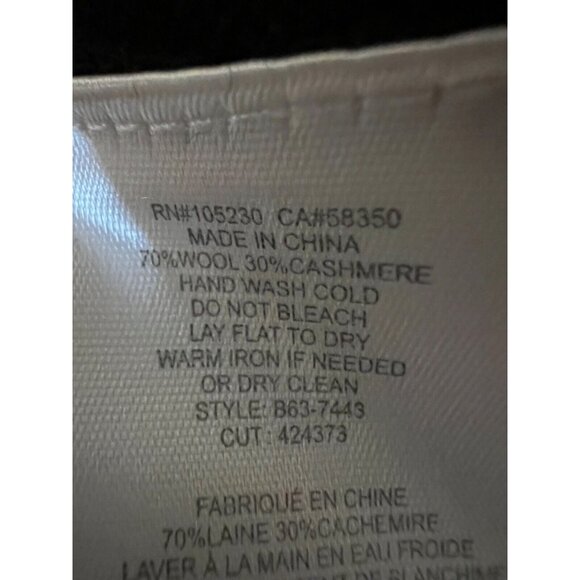 JOIE Women's Wool Cashmere Sweater S Small Black Tunic Longer Length - Picture 8 of 10